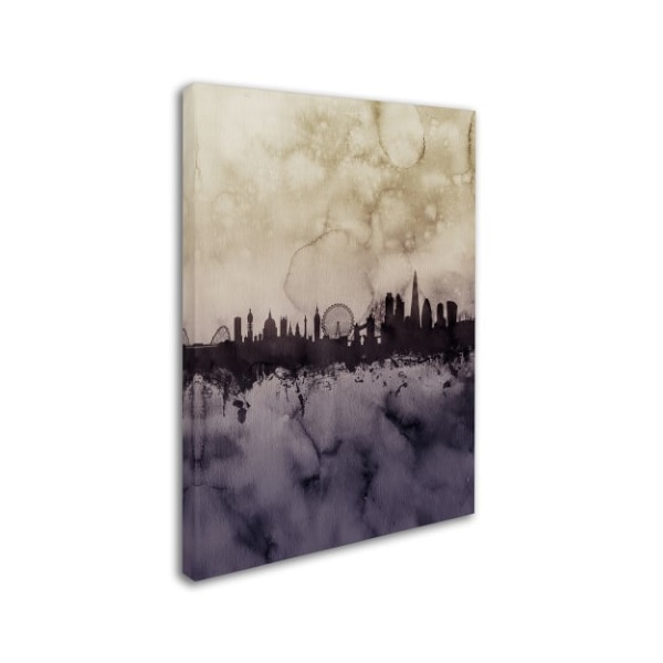 Michael Tompsett 'London Skyline Tall 2' Canvas Art,18x24
